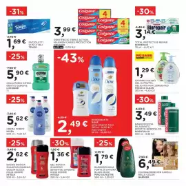 Volantino Orvea Pagina 26: Dentifricio triple action colgate €3,99, Deodorante Dove €2,49
