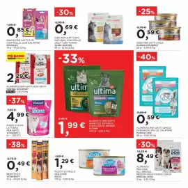 Volantino Orvea Pagina 31: Alimento per gatti Mon Petit Purina Gourmet €2,29, Magic Clean lettiera per gatti Vitakraft €4,99
