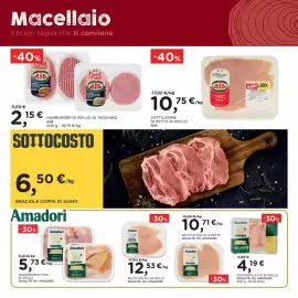 Volantino Orvea Pagina 6: Hamburger di pollo, di tacchino AIA €2,15, Sottilissime di petto di pollo AIA €10,75