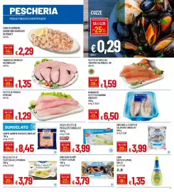 Volantino IperFamila Pagina 7: Trancio di smeriglio decongelato €1,35, Filetto di persico africano €1,29