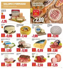 Volantino IperFamila Pagina 9: President Brie €0,98, Formaggio di pecora Delizia di Sardegna €1,49