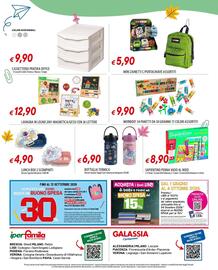 Volantino Galassia Pagina 12: Lunch Box 2 Scomparti €4,90, Bottiglia Termica €6,90