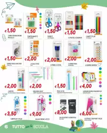 Volantino Galassia Pagina 6: Scatto calcolatrice scientifica €8,00, Scatto penne a sfera €2,00