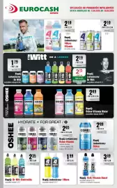Eurocash gazetka Strona 10: Napój: Dzik Vitamin Boost €3,49, Napój izotoniczny: 4Move €1,99