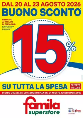 Famila Superstore (valido fino al 23-08)