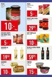 Matdax reklamblad vecka 34 Sida 14: Pesto €10,00, Cracker crisps thai sweet chili €5,00