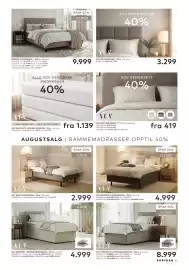 Skeidar kundeavis uke 34 Side 13: XOV ASK SENGEGAVL €3.299,00, XOV PREMIUM 10 OPPBEVARINGSSENG