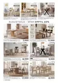 Skeidar kundeavis uke 34 Side 18: VENUS SPISESTOL €239,00, MORGAN STOL €2.499,00