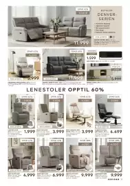 Skeidar kundeavis uke 34 Side 9: DENVER 2-SETER TV-SOFA €11.999,00, DENVER-SERIEN €11.999,00