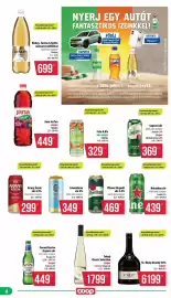 Coop akciós újság | mini abc szuper Oldal 6: Kinley, Fanta és Sprite szénsavas üdítőital €699,00, Soproni sör €369,00