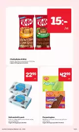 MatArket reklamblad vecka 34 Sida 14: Delicato Delicatoboll €22,95, Chokladkaka KitKat €15,00