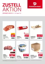 Transgourmet Flugblatt woche 35 Seite 1: Economy Extrawurst €3,49, Quality Octopus €16,99