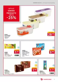 Transgourmet Flugblatt woche 35 Seite 17: Eskimo Minecraft €1,23, Eskimo Eis Klassiker €28,49