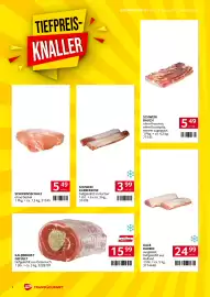 Transgourmet Flugblatt woche 35 Seite 2: Kalbsbrust gefüllt €15,99, Schwein Karreerose €3,99