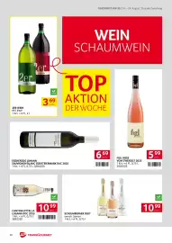 Transgourmet Flugblatt woche 35 Seite 28: Erzherzog Johann Sauvignon Blanc Südsteiermark DAC €6,69, Figl Rose €5,99