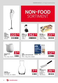 Transgourmet Flugblatt woche 35 Seite 30: TORK Linstyle Bestecktaschen €12,99, Milchgiesser Josefa €3,59