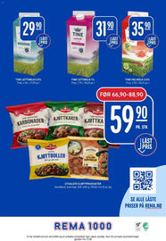Rema 1000 kundeavis Side 16: TINE LETTMELK 1% €31,90, UTVALGTE KJØTTPRODUKTER €59,90