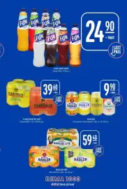 Rema 1000 kundeavis Side 15: FUN LIGHT SAFT €24,90, RADLER 6PK €59,40