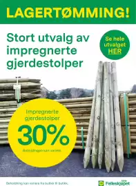 Felleskjøpet kundeavis uke 34 Side 2: Impregnerte gjerdestolper