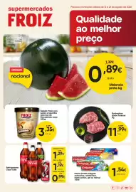 Folheto Froiz Página 1: Pasta dentes colgate anticáries, antitártaro, triple action, gel ou herbal €1,54