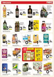 Folheto Froiz Página 10: Azeitonas qampo verdes descaroçadas €1,85, Nata Parmalat culinária ou mini brik 200ml €0,89