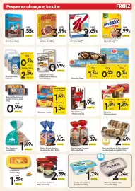 Folheto Froiz Página 12: Biscoitos Museu do Pão originais ou de canela sem glúten €2,49, Bolachas Saborosa Belga €1,59