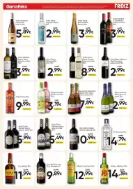 Folheto Froiz Página 15: Vinho Porto Calem reserva especial €10,99, Vinha Grande vinho douro branco ou tinto €8,99