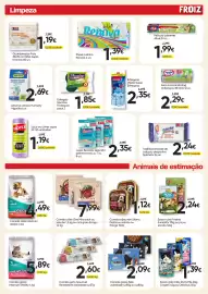 Folheto Froiz Página 19: Luvas spontex segunda pele €2,35, Toalhitas limpeza de calçado desportivo splendor 24 un. €2,24