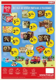 Folheto Froiz Página 20: Gelado Carte D'Or Exotic ou tiramisu €3,29, Magnum mini collection intense dark €4,49