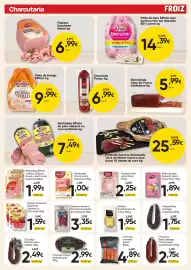 Folheto Froiz Página 9: Chouriço mouro Minhofumeiro €2,99, Chouriço corrente primor €4,89