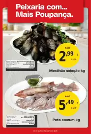 Folheto Froiz semana 34 Página 2: Pota comum kg €5,49, Mexilhão seleção €2,99