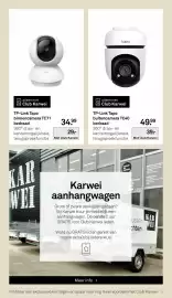 Karwei folder Pagina 20: Tp-link tapo buitencamera tc40 €39,00, TP-Link Tapo binnencamera TC71 €29,00