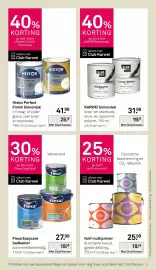 Karwei folder Pagina 25: Flexa Easycare badkamer €19,59, Histor perfect finish binnenlak €25,19