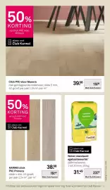 Karwei folder Pagina 33: Karwei click pvc primera €19,49, Weber standaard egalisatiemortel €23,59