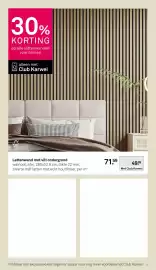 Karwei folder Pagina 45: Lattenwand met vilt ondergrond €49,99