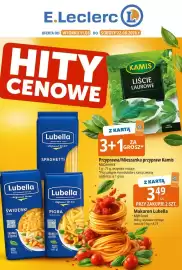 E.Leclerc gazetka Strona 1: Makaron Lubella €3,49