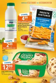 E.Leclerc gazetka Strona 2: Lody Zielona Budka Froneri €12,99, Frytki karbowane/proste/Talarki/Kartofle Proste Historie €4,99
