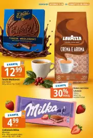 E.Leclerc gazetka Strona 3: Czekolada Milka €4,99, Torcik Wedlowski Lotte Wedel €12,99