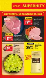 Polomarket gazetka Strona 1: Łopatka wieprzowa bez kości €11,99, Ogonówka z szynki €17,99