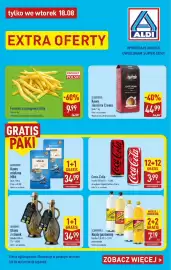ALDI gazetka Strona 1: Kawa mielona Barissimo Mild €34,99, Napój gazowany Schweppes Orange Passion €7,19