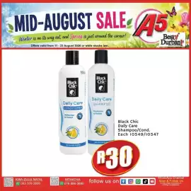 A5 Cash & Carry catalogue Page 3: Black Chic Daily Care Shampoo/Cond. €30,00