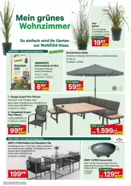 Lagerhaus Graz Land Flugblatt Seite 2: Kurbelschirm Dallas €59,99, Immergrün Universal-erde €8,99