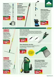 Lagerhaus Graz Land Flugblatt Seite 3: GARDENA Teleskop-Baumschere Starcut Pro L €89,99, Rollsammler €29,99