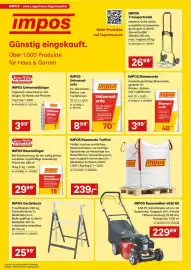 Lagerhaus Graz Land Flugblatt Seite 4: IMPOS Blumenerde €3,99, IMPOS Rasendünger €29,99