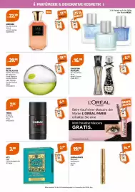Müller Flugblatt woche 34 Seite 2: DKNY Be Delicious €39,99, Christina Aguilera Eau de Parfum €16,99