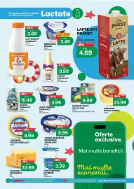 Catalog Diana Supermarket Pagină 2: Brânză topită hochland €6,99, Covalact Iaurt Cremos €3,99