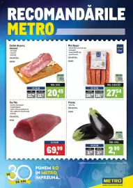 Catalog Metro săptămâna 34 Pagină 1: Ton file €69,99, Cotlet de porc, dezosat €20,45