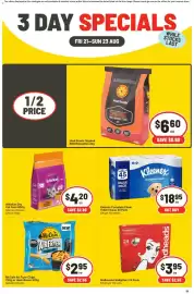 IGA catalogue Page 3: Kleenex Complete Clean Toilet Tissue €18,95, Whiskas Dry Cat Food €4,20