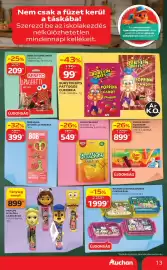 Auchan akciós újság hét 34 Oldal 13: BEBETO GUMICUKOR €209,00, BURSTIN BITS PATTOGÓS CUKORKA €99,00