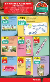 Auchan akciós újság hét 34 Oldal 15: AUCHAN TIPP PAPÍR ZSEBKENDŐ €229,00, Tento Kids papír zsebkendő €449,00